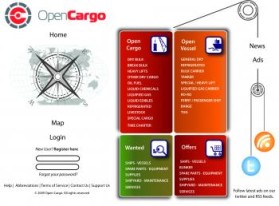 Web Design entry 130976 submitted by visualcris to the Web Design for opencargo.biz run by alexe