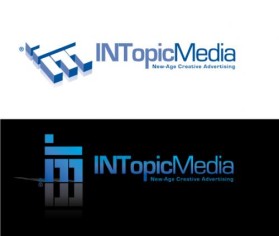 Logo Design entry 21428 submitted by gozzi to the Logo Design for INTopic Media run by swipetek