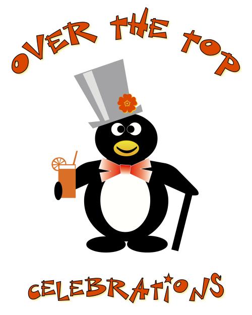 Logo Design entry 21532 submitted by monkeydesigns4u to the Logo Design for Over the top celebrations run by jumpjet
