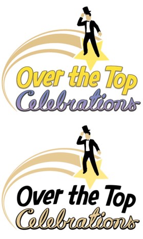 Logo Design entry 21559 submitted by ghbarratt to the Logo Design for Over the top celebrations run by jumpjet