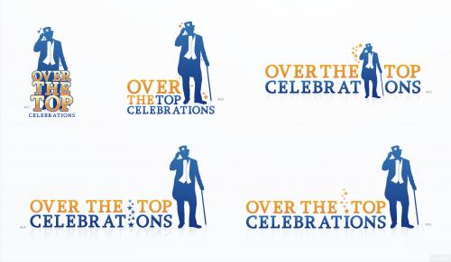 Logo Design entry 21568 submitted by jimz43i to the Logo Design for Over the top celebrations run by jumpjet