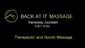 Business Card & Stationery Design entry 134868 submitted by ucal to the Business Card & Stationery Design for Back At It Massage run by vanback