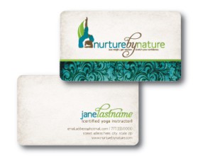 Business Card & Stationery Design entry 136478 submitted by maadezine to the Business Card & Stationery Design for Nurture by Nature run by NbyN