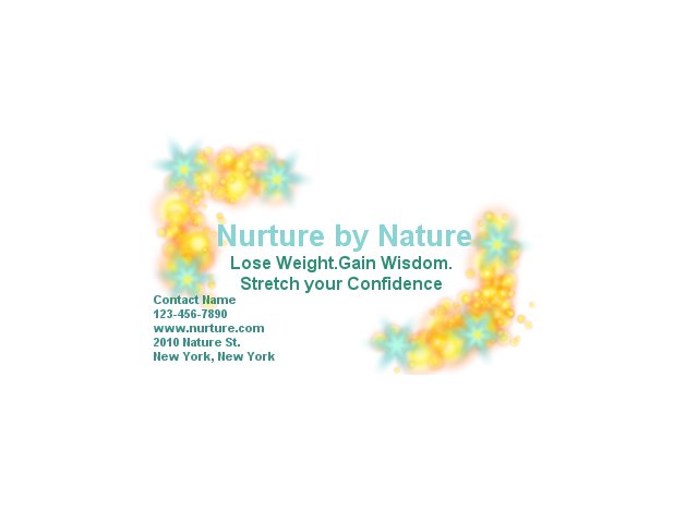 Business Card & Stationery Design entry 136495 submitted by carriehayes to the Business Card & Stationery Design for Nurture by Nature run by NbyN