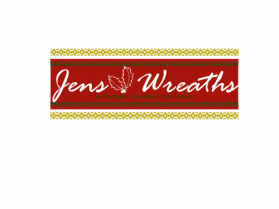 Logo Design entry 21829 submitted by monkeydesigns4u to the Logo Design for Jen's Wreaths run by softballjenny