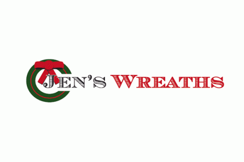 Logo Design entry 21834 submitted by Nicklarzn to the Logo Design for Jen's Wreaths run by softballjenny
