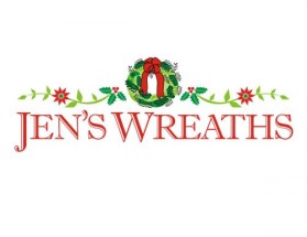 Logo Design entry 21840 submitted by Digiti Minimi to the Logo Design for Jen's Wreaths run by softballjenny