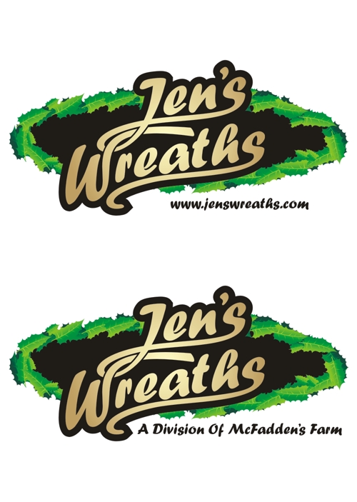 Logo Design entry 21842 submitted by Digiti Minimi to the Logo Design for Jen's Wreaths run by softballjenny