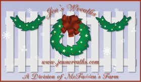 Logo Design entry 21847 submitted by Digiti Minimi to the Logo Design for Jen's Wreaths run by softballjenny
