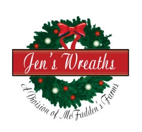 Logo Design entry 21853 submitted by Digiti Minimi to the Logo Design for Jen's Wreaths run by softballjenny