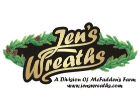 Another design by Digiti Minimi submitted to the Logo Design for Jen's Wreaths by softballjenny
