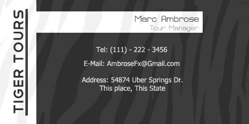 Business Card & Stationery Design entry 125980 submitted by AmbroseFx