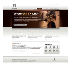 Web Design entry 138600 submitted by logo_mad