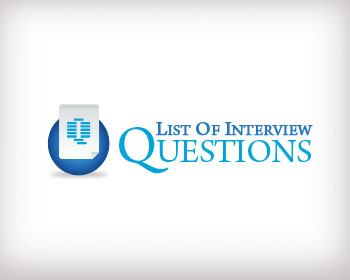 Logo Design entry 139108 submitted by bluewhale to the Logo Design for List of Interview Questions (.com) run by probeachbum