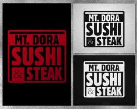 Logo Design entry 141736 submitted by AMG to the Logo Design for Mt Dora Sushi run by MtDoraSushi