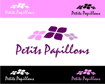 Logo Design entry 143295 submitted by Novotny to the Logo Design for petits papillons run by Kdeely