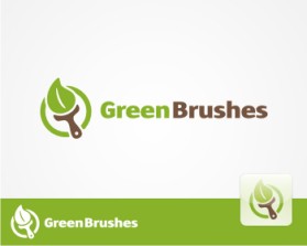 Logo Design Entry 143346 submitted by ANPAdesign to the contest for Green Brushes run by dakoogoose