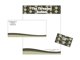 Business Card & Stationery Design entry 144342 submitted by maadezine to the Business Card & Stationery Design for The Threaded Bobbin run by SuretyClaims