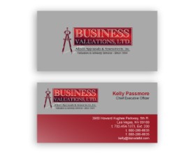 Business Card & Stationery Design entry 144746 submitted by gestaltic to the Business Card & Stationery Design for Business Valuations Ltd. run by businessvaluationsltd