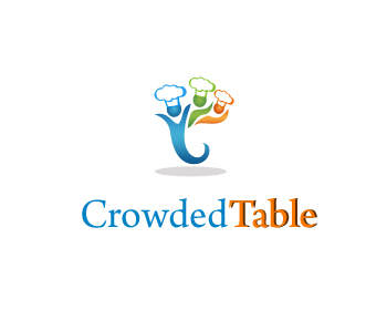 Logo Design entry 144833 submitted by bluewhale to the Logo Design for crowdedtable.com run by jdrake