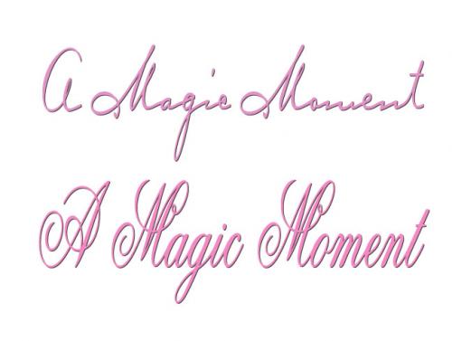 Logo Design entry 22922 submitted by LucyChase to the Logo Design for A Magic Moment run by amagicmoment