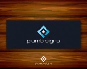 Logo Design entry 147489 submitted by griffindesign to the Logo Design for plumb signs run by daniellemarston