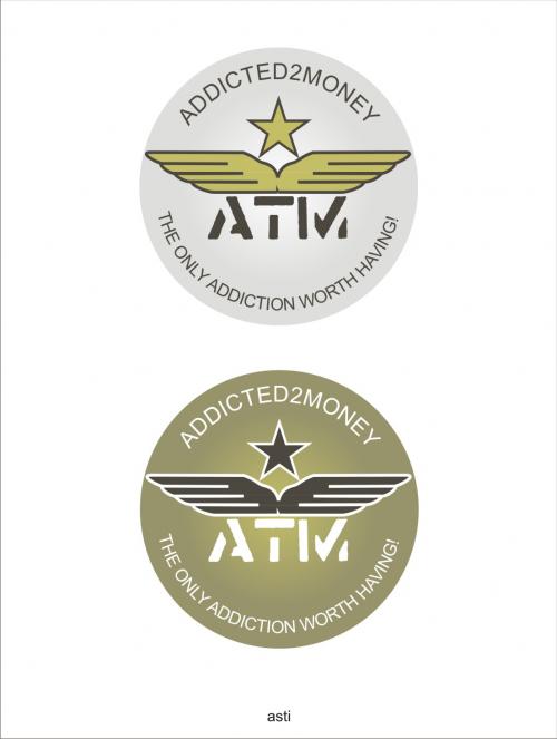 Logo Design entry 23227 submitted by asti to the Logo Design for ADDICTED 2 MONEY (ATM) MULTIMEDIA LLC run by ATMJACK