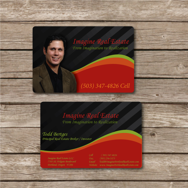 Business Card & Stationery Design entry 149680 submitted by disegnare to the Business Card & Stationery Design for Imagine Real Estate run by toddbertges