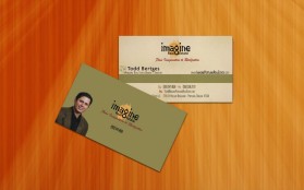 Business Card & Stationery Design entry 149684 submitted by maadezine to the Business Card & Stationery Design for Imagine Real Estate run by toddbertges
