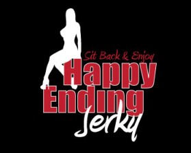Logo Design entry 150907 submitted by JINKODESIGNS to the Logo Design for Happy Ending Jerky run by ryan14rg