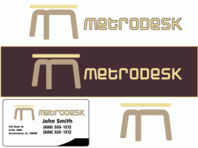 Logo Design entry 23616 submitted by truebluegraphics to the Logo Design for Metrodesk run by metrodeskad