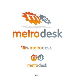 Logo Design Entry 23622 submitted by asti to the contest for Metrodesk run by metrodeskad