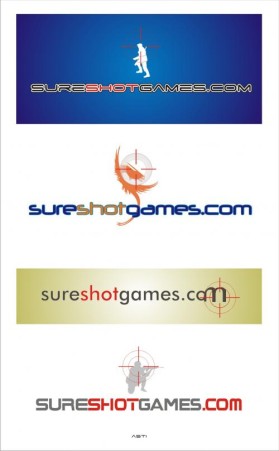 Logo Design entry 23672 submitted by rosemary to the Logo Design for sureshotgames.com run by jcm