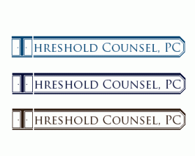 Logo Design Entry 155462 submitted by maxhash to the contest for Threshold Counsel, PC run by Threshold