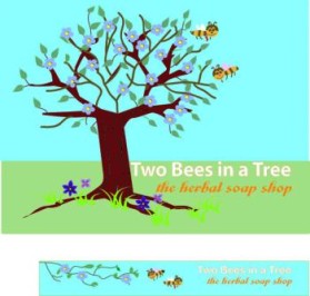 Logo Design entry 156199 submitted by not2shabby to the Logo Design for Two Bees in a Tree run by jackie99