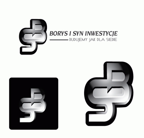 Logo Design entry 23890 submitted by ginalin to the Logo Design for BORYS I SYN INWESTYCJE run by dawidborys
