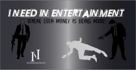 Logo Design entry 23916 submitted by asti to the Logo Design for I NEED IN ENTERTAINMENT LLC run by INEEDIN02