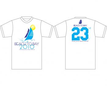 T-Shirt Design entry 159470 submitted by MarcusL to the T-Shirt Design for Beach to Bay 2010 run by Kvanlant