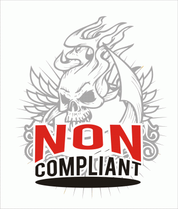Logo Design entry 163700 submitted by artworks to the Logo Design for Noncompliant run by ctgerber