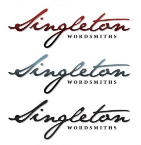 Logo Design entry 24633 submitted by woosh design to the Logo Design for Singleton Wordsmiths run by Singleton Wordsmiths