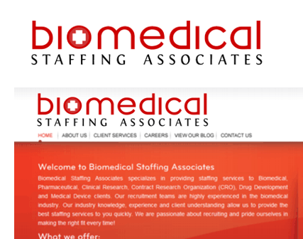 Logo Design entry 14429 submitted by woosh design to the Logo Design for Biomedical Staffing Associates run by bluwebz