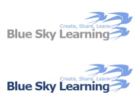 Logo Design entry 171370 submitted by PeggyB to the Logo Design for Blue Sky Learning run by dilipvshah