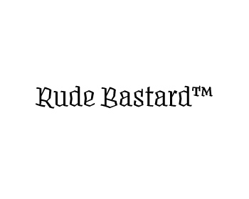 Logo Design entry 171630 submitted by TOPOFMIND to the Logo Design for rude bastard clothing run by bigtuffdog