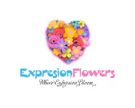 Logo Design entry 182760 submitted by werd to the Logo Design for Expression Flowers run by gurucastano