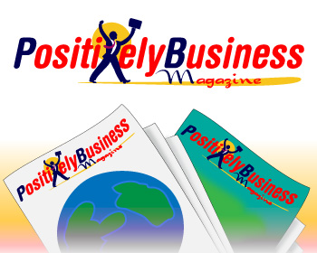 Logo Design entry 183933 submitted by TOPOFMIND to the Logo Design for Positively-Business.com run by Positively Business Magazine