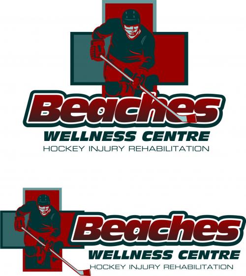 Logo Design entry 26316 submitted by damichi75 to the Logo Design for Hockey Rehab Clinic run by Beaches Wellness Centre
