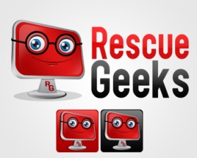 Logo Design entry 188190 submitted by Blackhawk067 to the Logo Design for RescueGeeks.com run by rescuegeeks.com