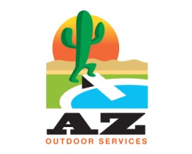 Logo Design entry 189904 submitted by DesignGuy to the Logo Design for Az Outdoor Services LLC, AzOutdoorServices.com run by azoutdoorservices