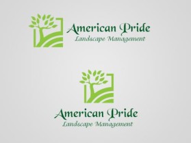 Logo Design Entry 27080 submitted by strauss to the contest for American Pride Landscape Management run by krameybrim