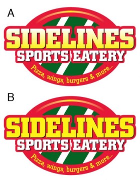 Logo Design entry 27154 submitted by smurfygirl to the Logo Design for Sidelines Sports Eatery run by Charley